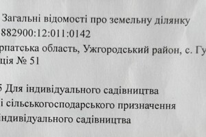 Земельна ділянка сільськогосподарського призначення в Гуті, площа 10 соток фото 1