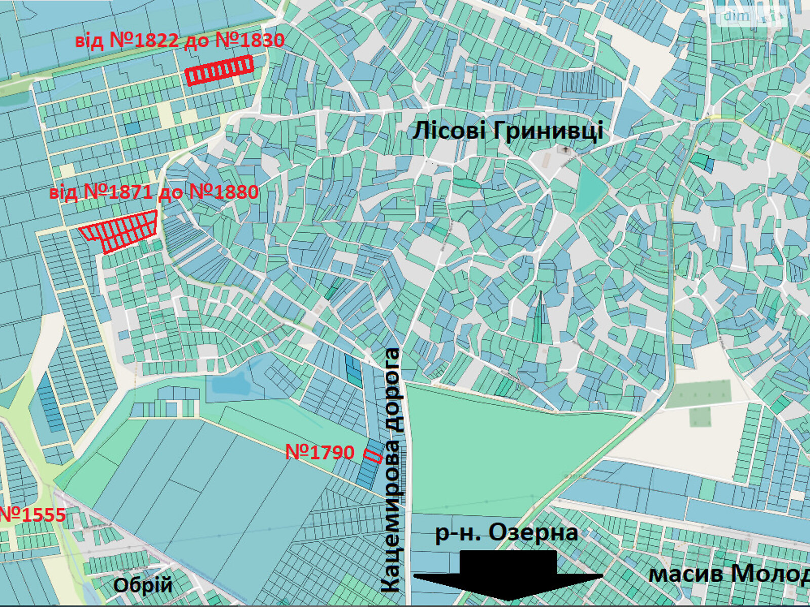 Земельна ділянка сільськогосподарського призначення в Лісових Гринівцях, площа 11 соток фото 1