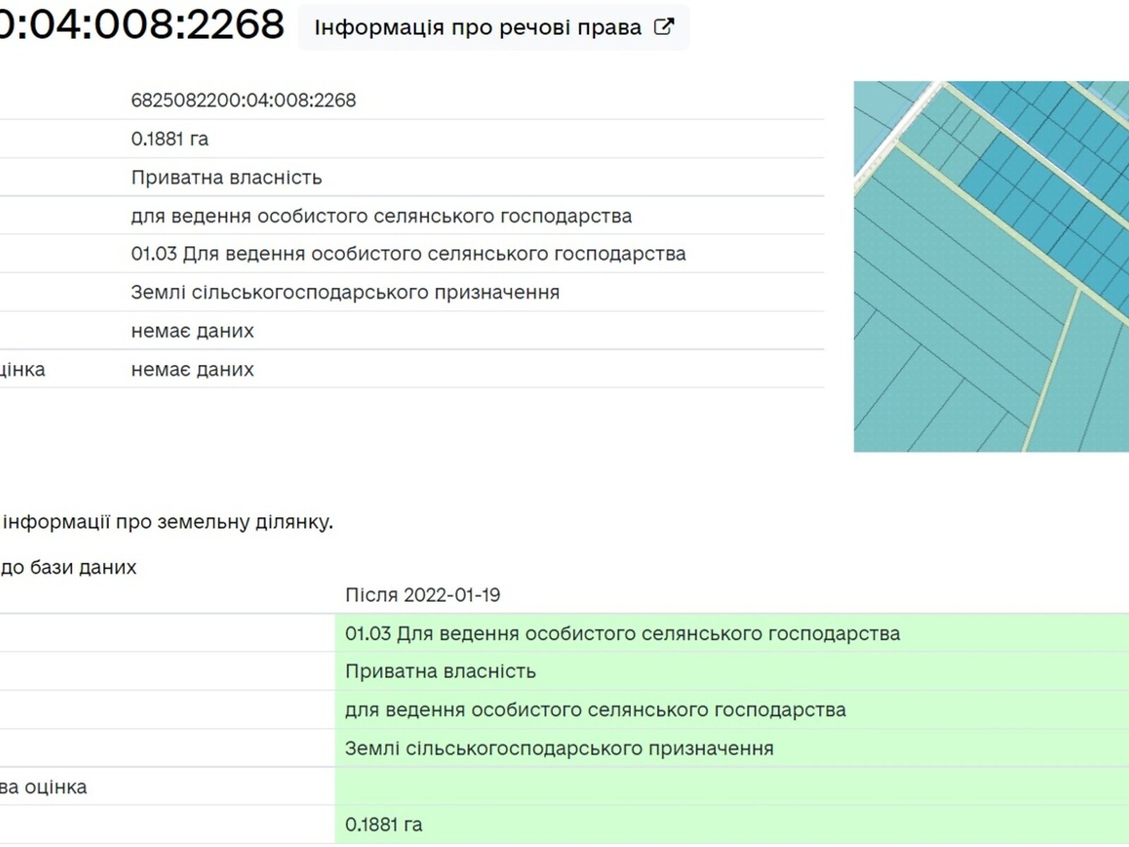 Земля сільськогосподарського призначення в Хмельницькому, район Гречани дальні, площа 18.81 сотки фото 1 Земля сільськогосподарського призначення в Хмельницькому, район Гречани дальні, площа 18.81 сотки фото 1