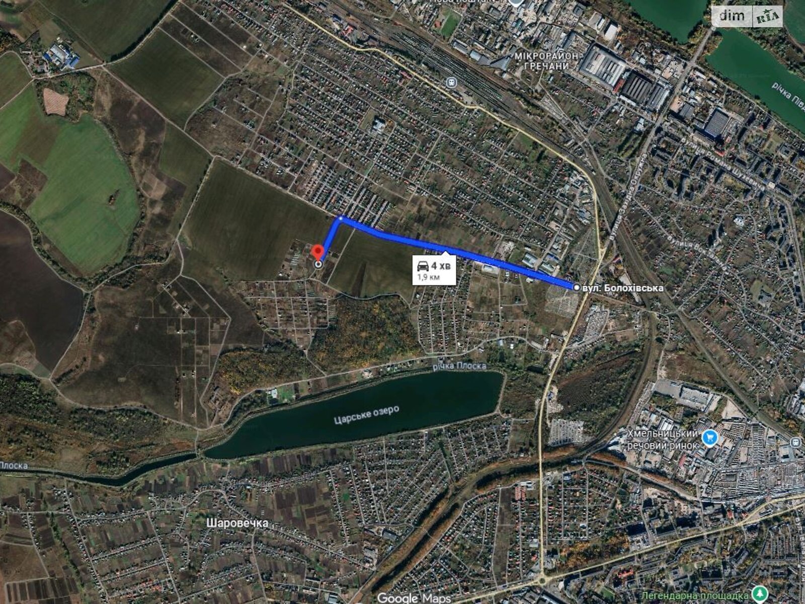 Земля сельскохозяйственного назначения в Хмельницком, район Гречаны дальние, площадь 10.96 сотки фото 1