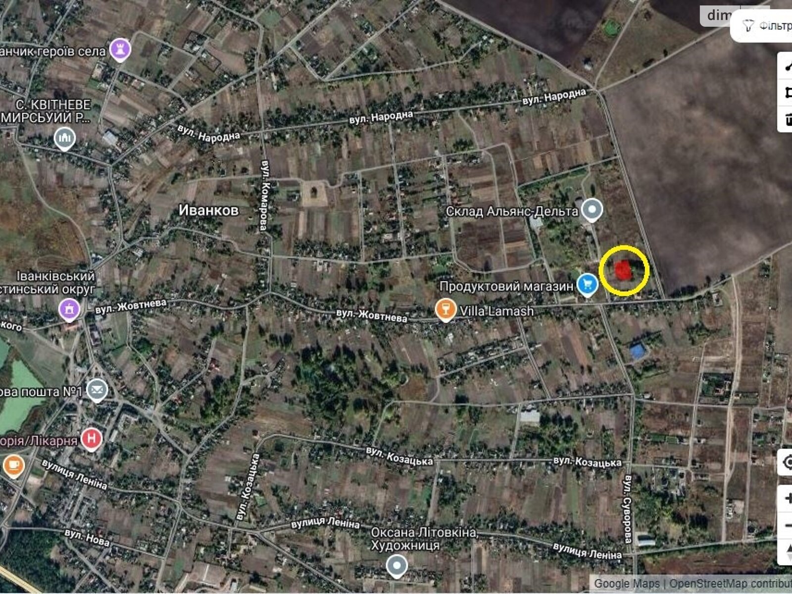 Земельна ділянка сільськогосподарського призначення в Іванкові, площа 25 соток фото 1 Земельна ділянка сільськогосподарського призначення в Іванкові, площа 25 соток фото 1
