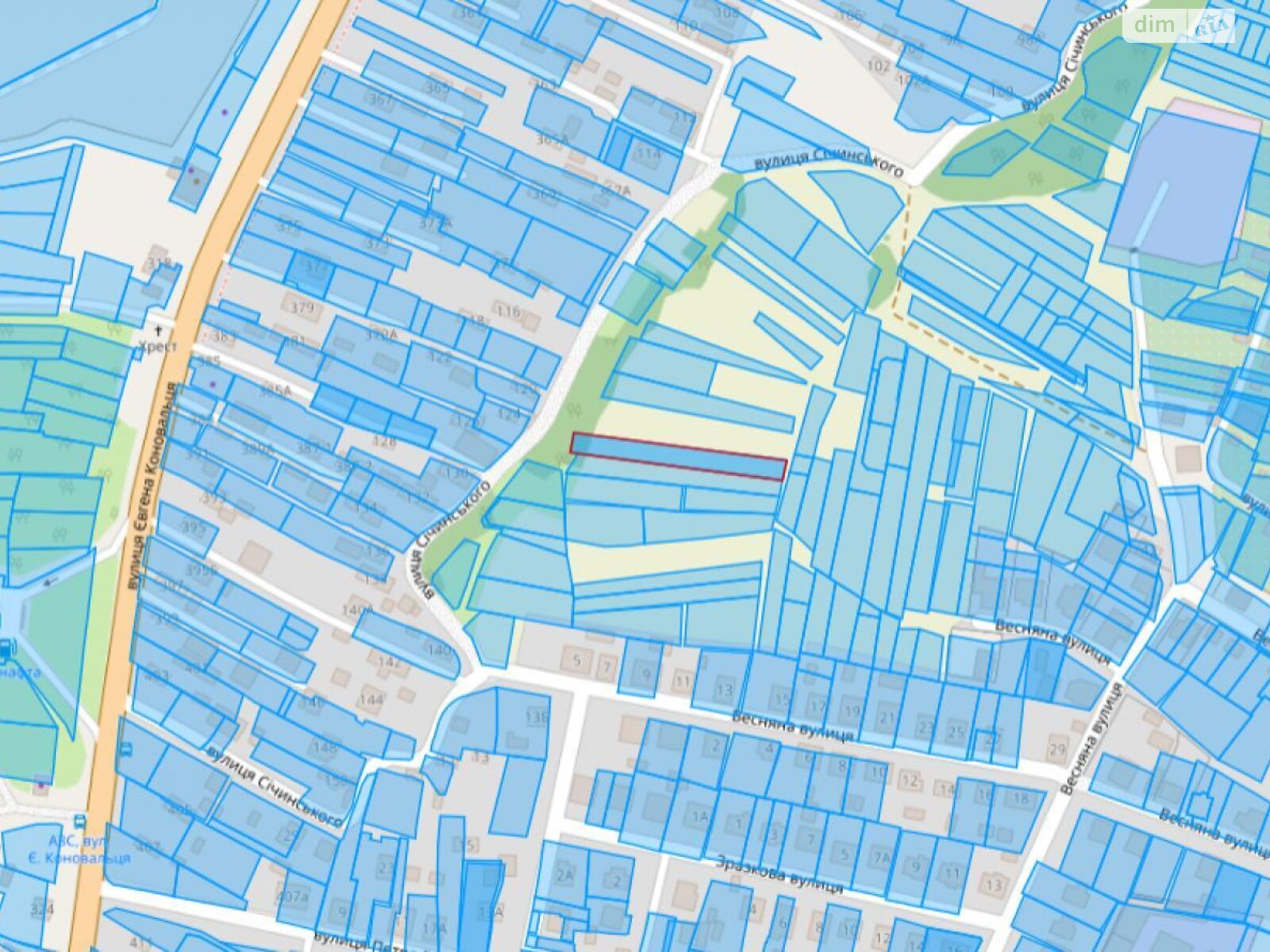 Земля сільськогосподарського призначення в Івано-Франківську, район Опришівці, площа 13.03 сотки фото 1 Земля сільськогосподарського призначення в Івано-Франківську, район Опришівці, площа 13.03 сотки фото 1