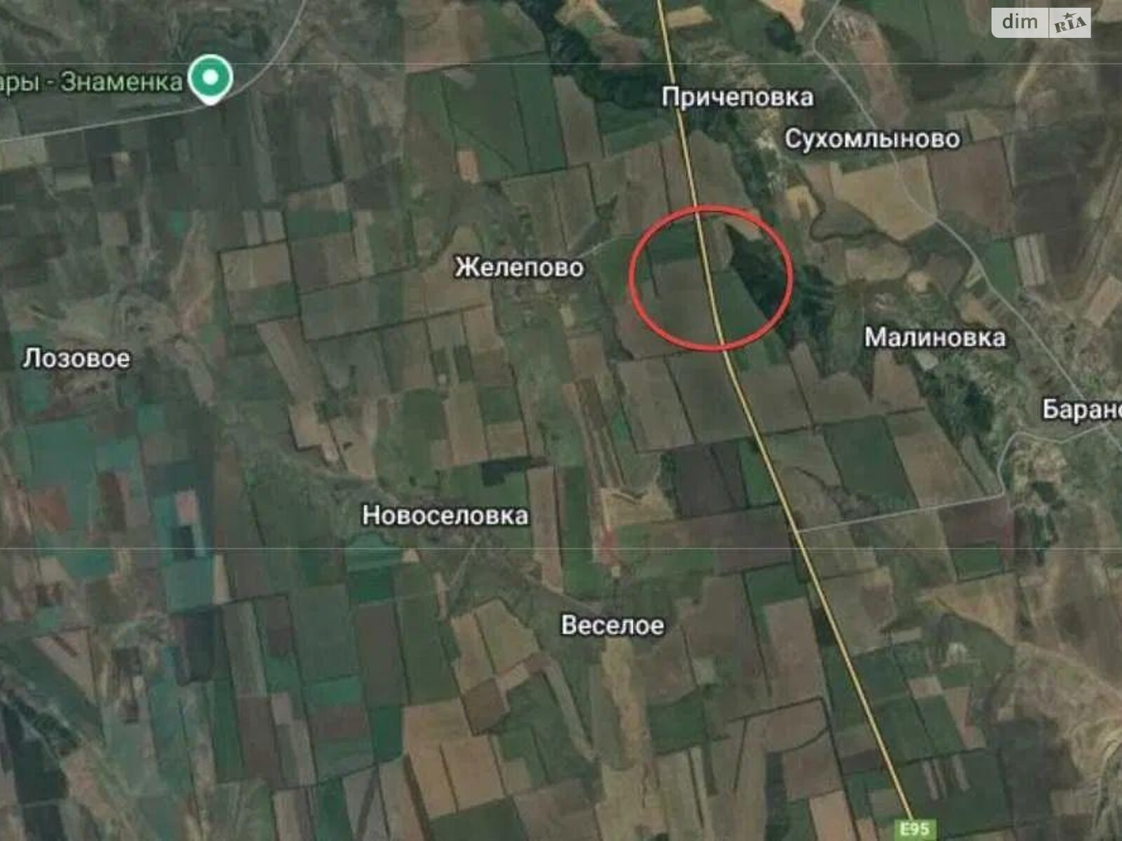 Земельна ділянка сільськогосподарського призначення в Желепове, площа 1530 соток фото 1 Земельна ділянка сільськогосподарського призначення в Желепове, площа 1530 соток фото 1