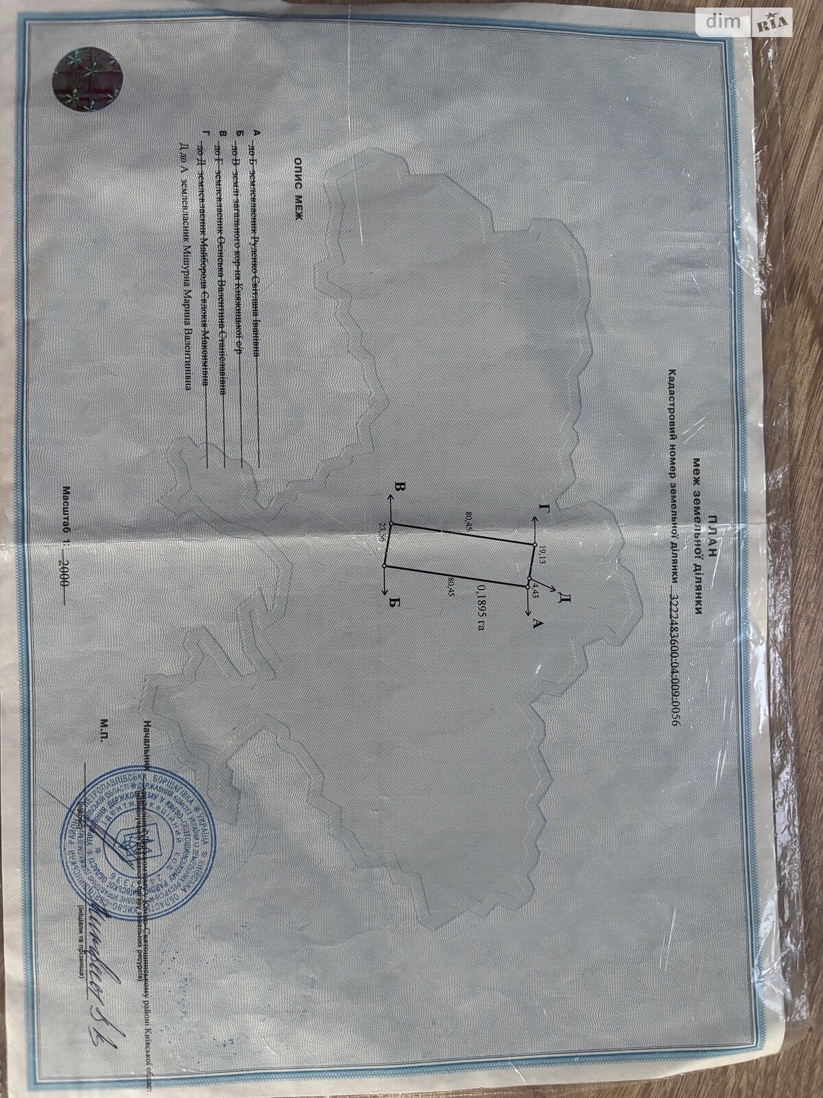 Земельный участок сельскохозяйственного назначения в Жорновке, площадь 0.1895 Га фото 1