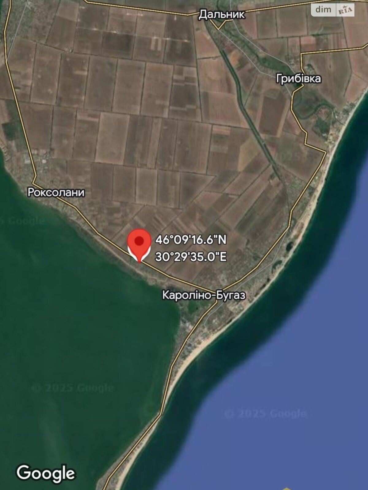 Земельна ділянка сільськогосподарського призначення в Кароліно-Бугазі, площа 5.64 сотки фото 1 Земельна ділянка сільськогосподарського призначення в Кароліно-Бугазі, площа 5.64 сотки фото 1