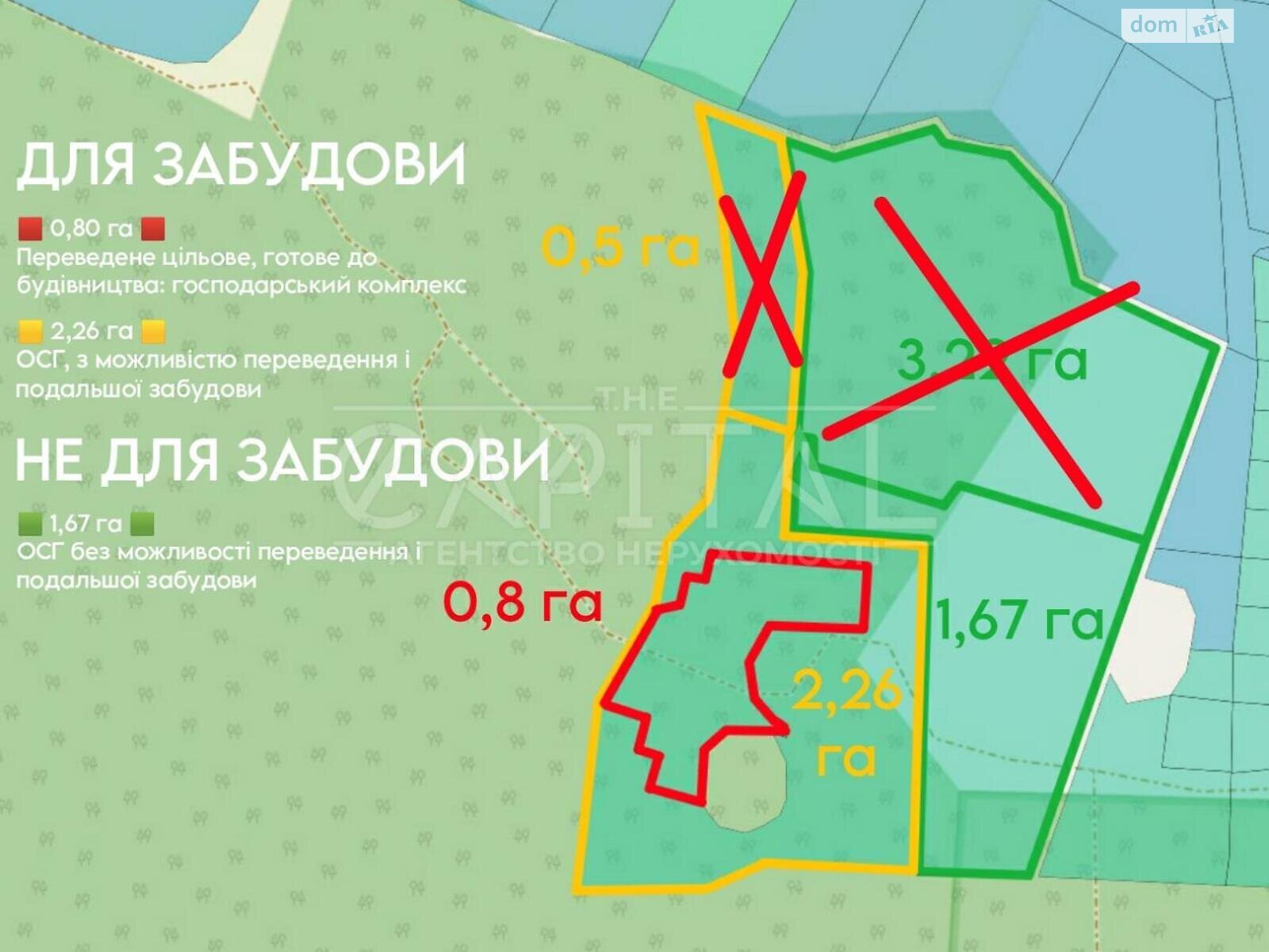 Земельна ділянка сільськогосподарського призначення в Горбовичах, площа 491 сотка фото 1