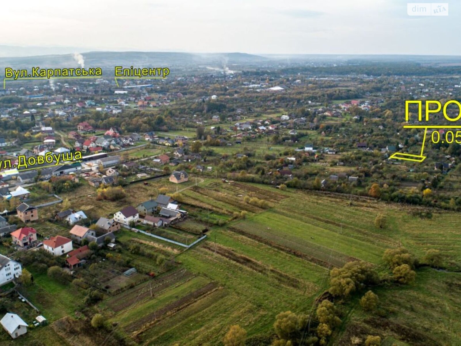 Земельный участок сельскохозяйственного назначения в Коломые, площадь 5.1 сотки фото 1