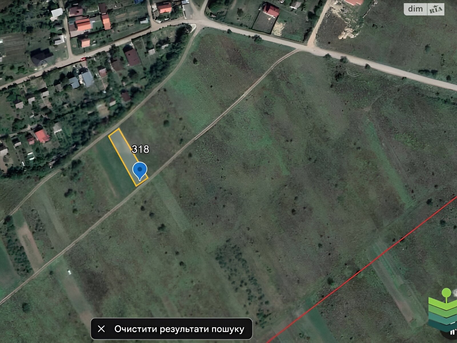 Земельна ділянка сільськогосподарського призначення в Крихівцях, площа 8.16 сотки фото 1 Земельна ділянка сільськогосподарського призначення в Крихівцях, площа 8.16 сотки фото 1