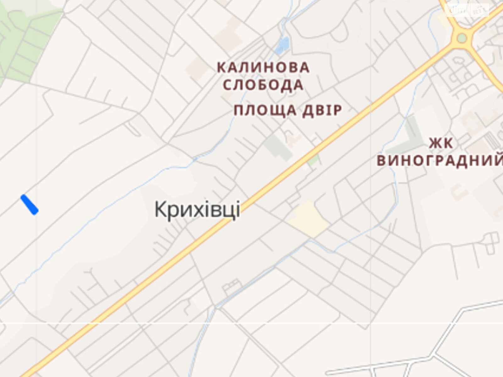 Земельный участок сельскохозяйственного назначения в Криховцах, площадь 10 соток фото 1 Земельный участок сельскохозяйственного назначения в Криховцах, площадь 10 соток фото 1