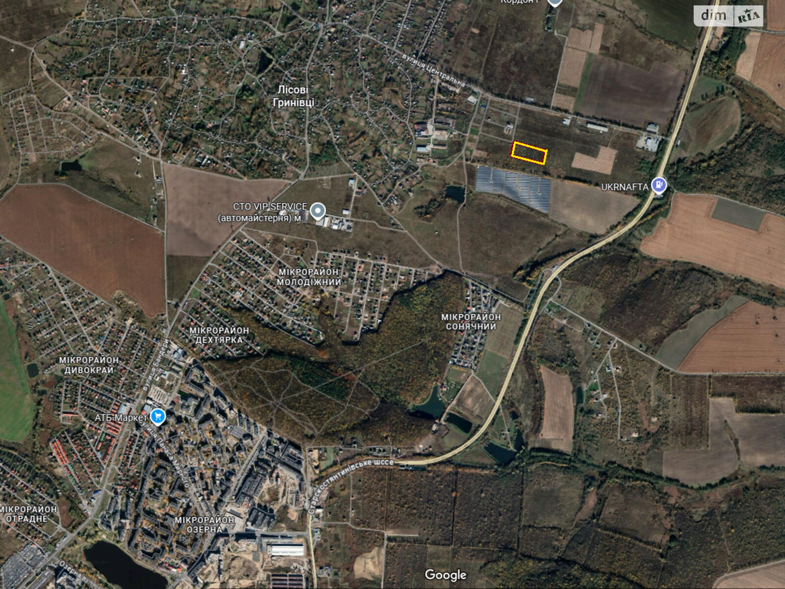 Земельный участок сельскохозяйственного назначения в Лесовых Гриновцах, площадь 10 соток фото 1