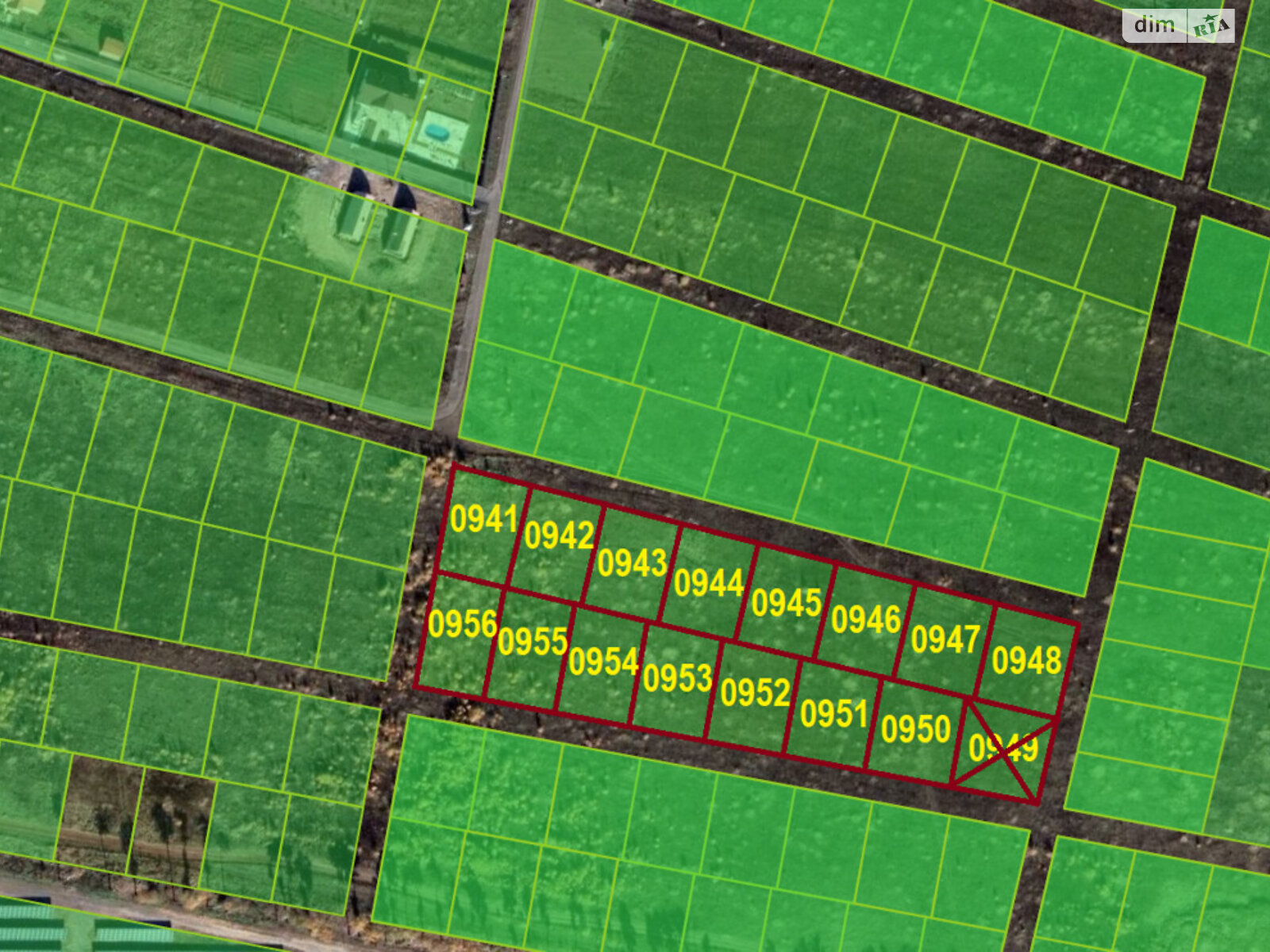 Земельный участок сельскохозяйственного назначения в Лесовых Гриновцах, площадь 10 соток фото 1