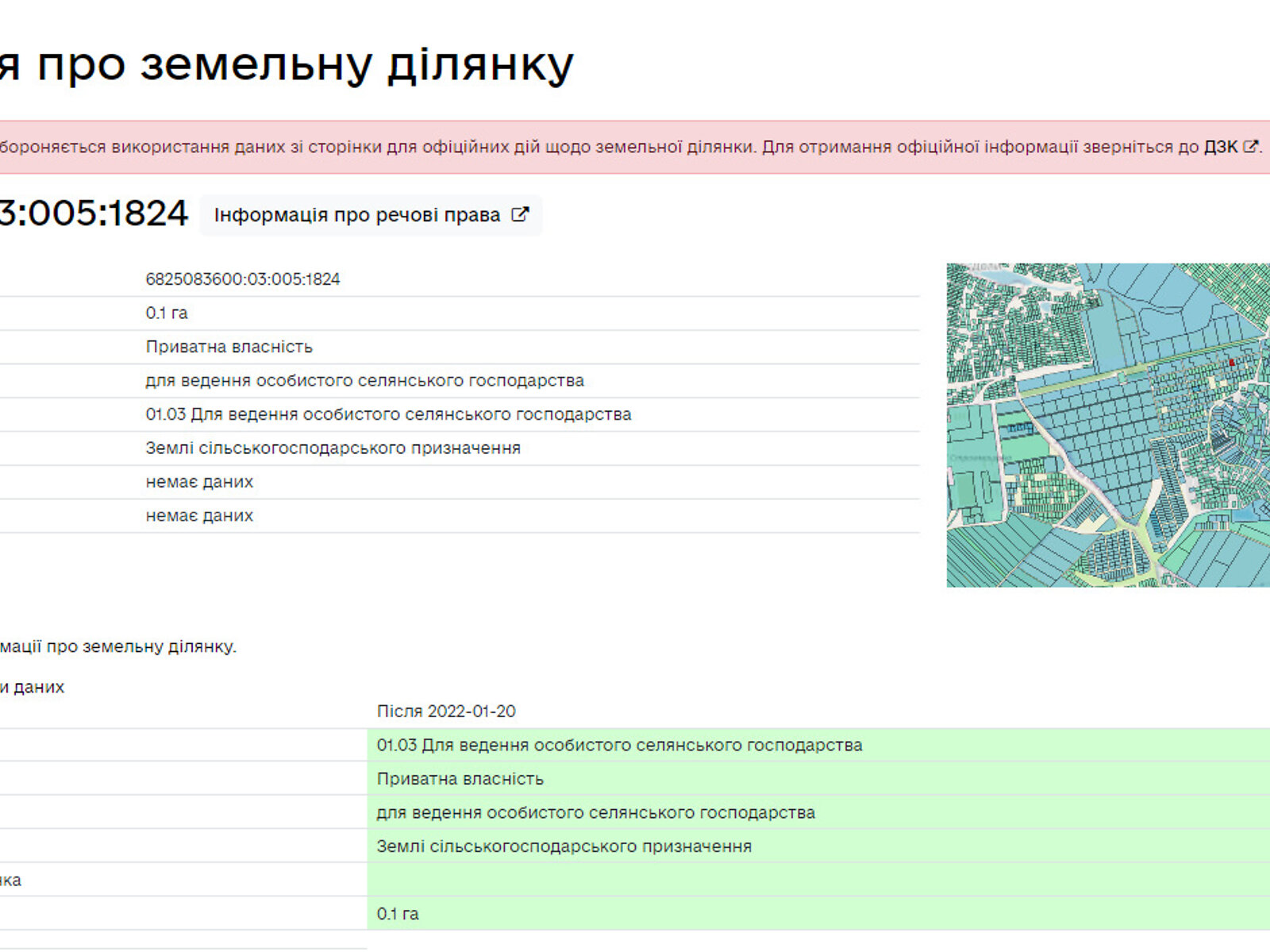 Земельный участок сельскохозяйственного назначения в Лесовых Гриновцах, площадь 20 соток фото 1