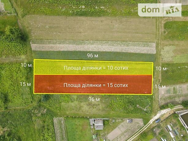 Земельна ділянка сільськогосподарського призначення в Струмівці, площа 10 соток фото 1