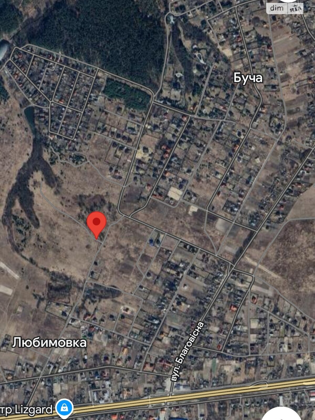 Земельна ділянка сільськогосподарського призначення в Любимівці, площа 200 соток фото 1 Земельна ділянка сільськогосподарського призначення в Любимівці, площа 200 соток фото 1
