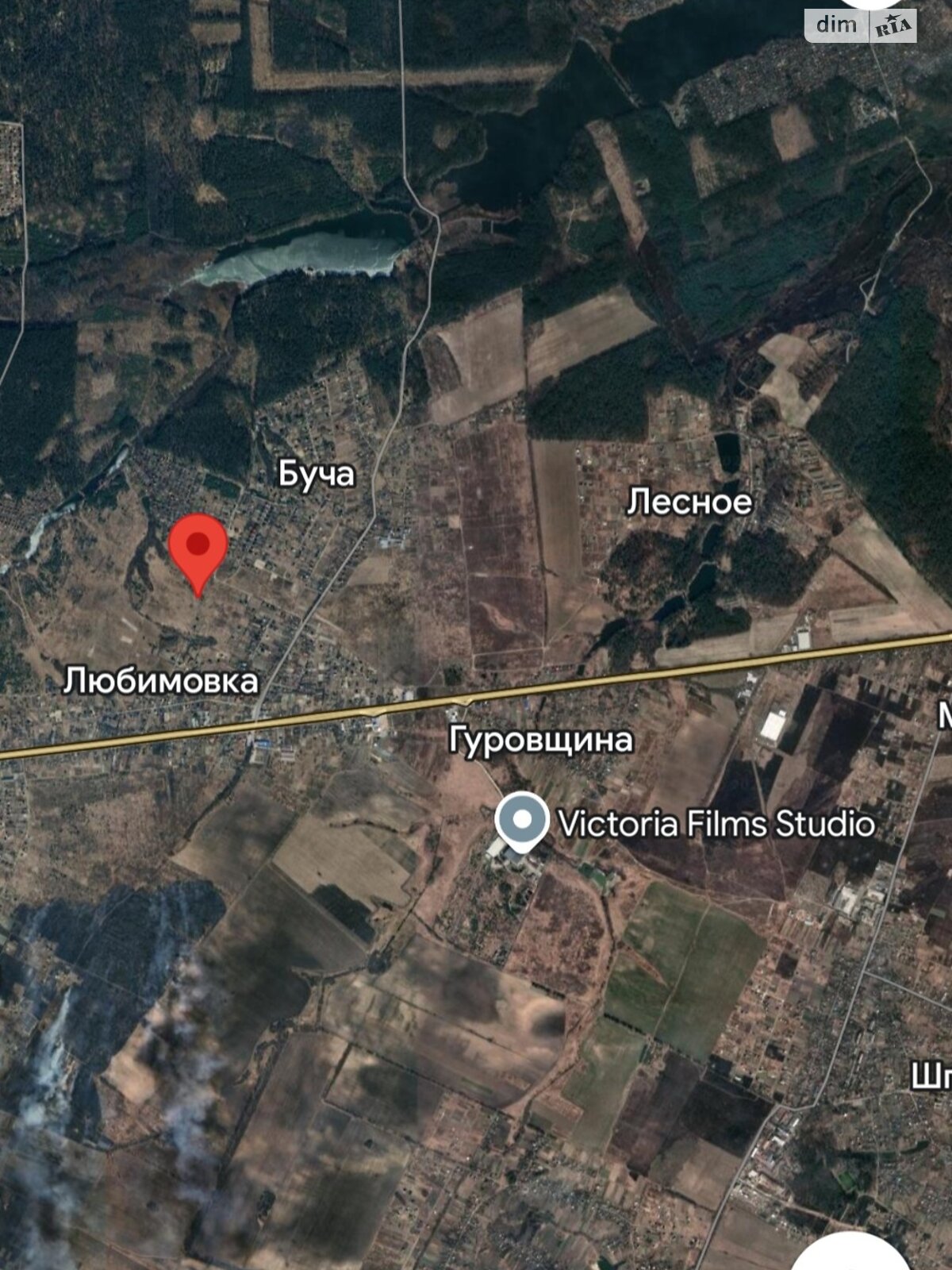 Земельна ділянка сільськогосподарського призначення в Любимівці, площа 200 соток фото 1 Земельна ділянка сільськогосподарського призначення в Любимівці, площа 200 соток фото 1