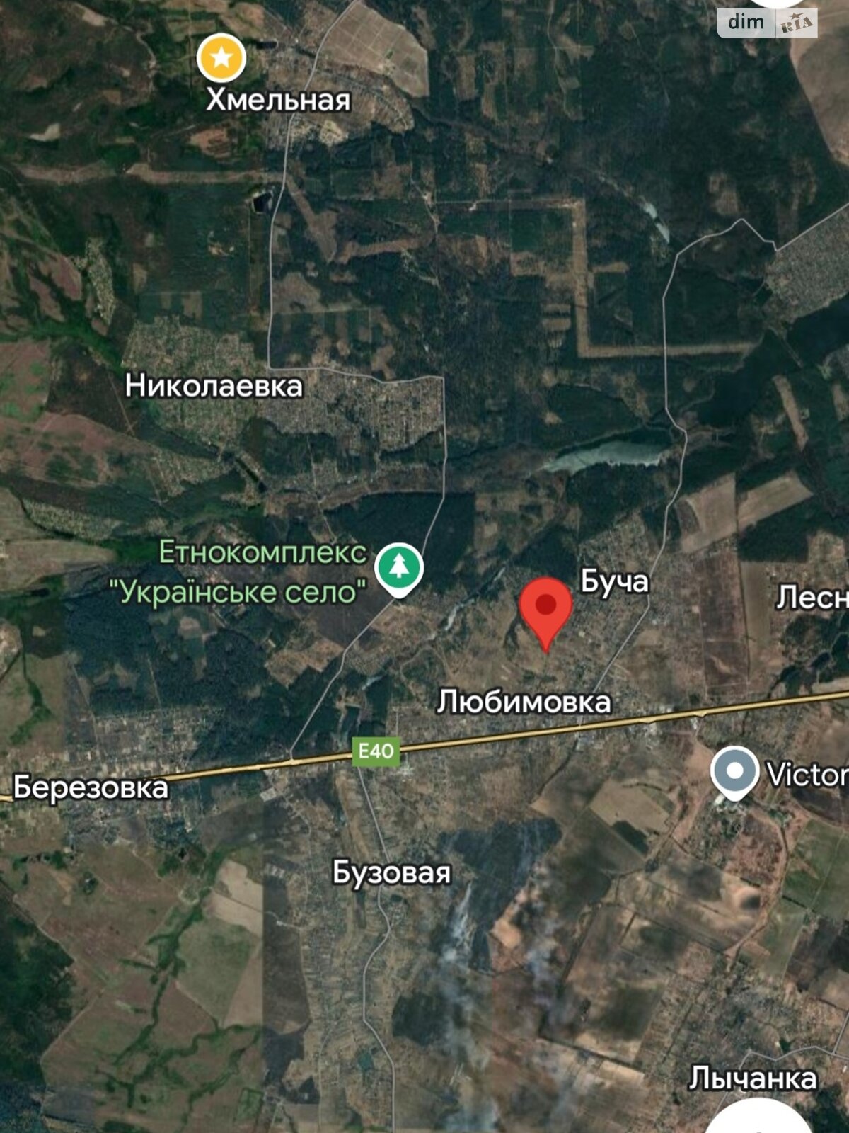 Земельна ділянка сільськогосподарського призначення в Любимівці, площа 200 соток фото 1 Земельна ділянка сільськогосподарського призначення в Любимівці, площа 200 соток фото 1