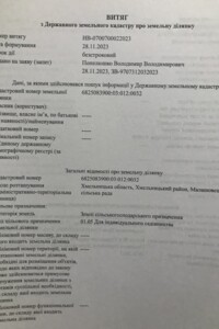 Земельный участок сельскохозяйственного назначения в Малашовцах, площадь 0.095 Га фото 2