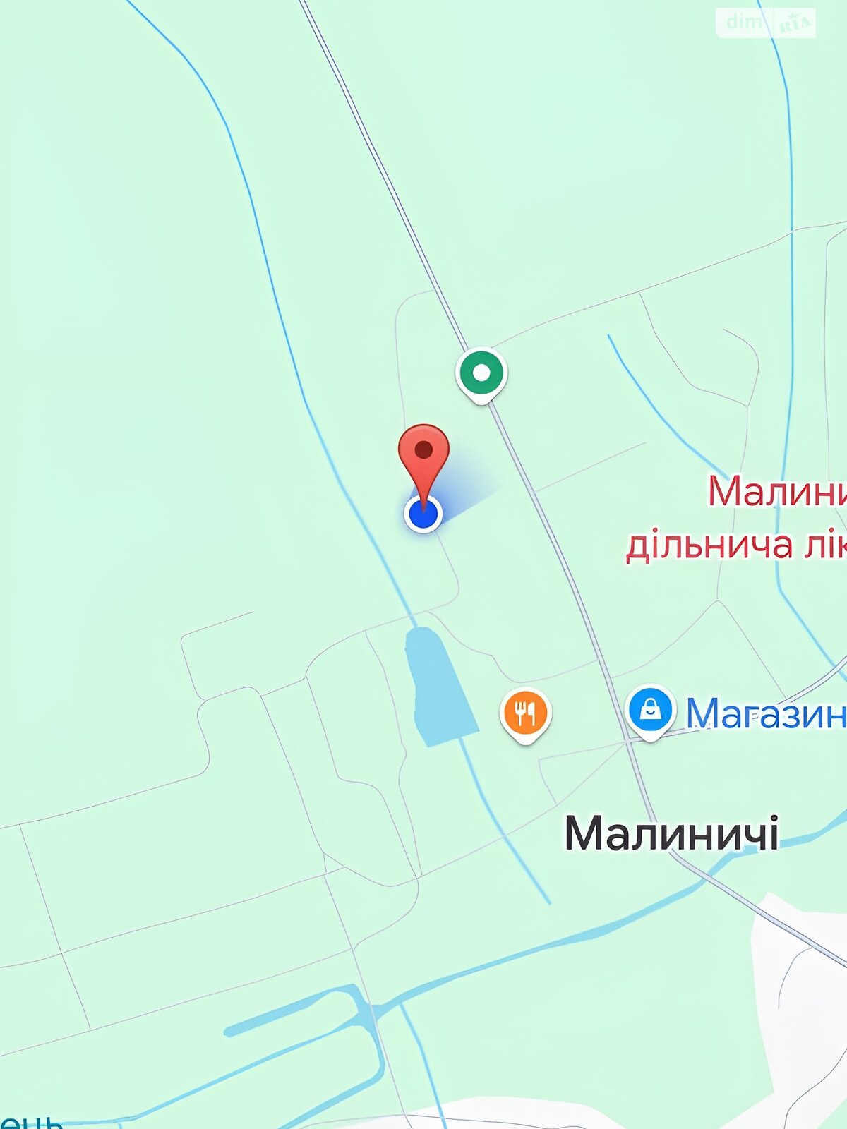 Земельный участок сельскохозяйственного назначения в Малинычи, площадь 15 соток фото 1 Земельный участок сельскохозяйственного назначения в Малинычи, площадь 15 соток фото 1
