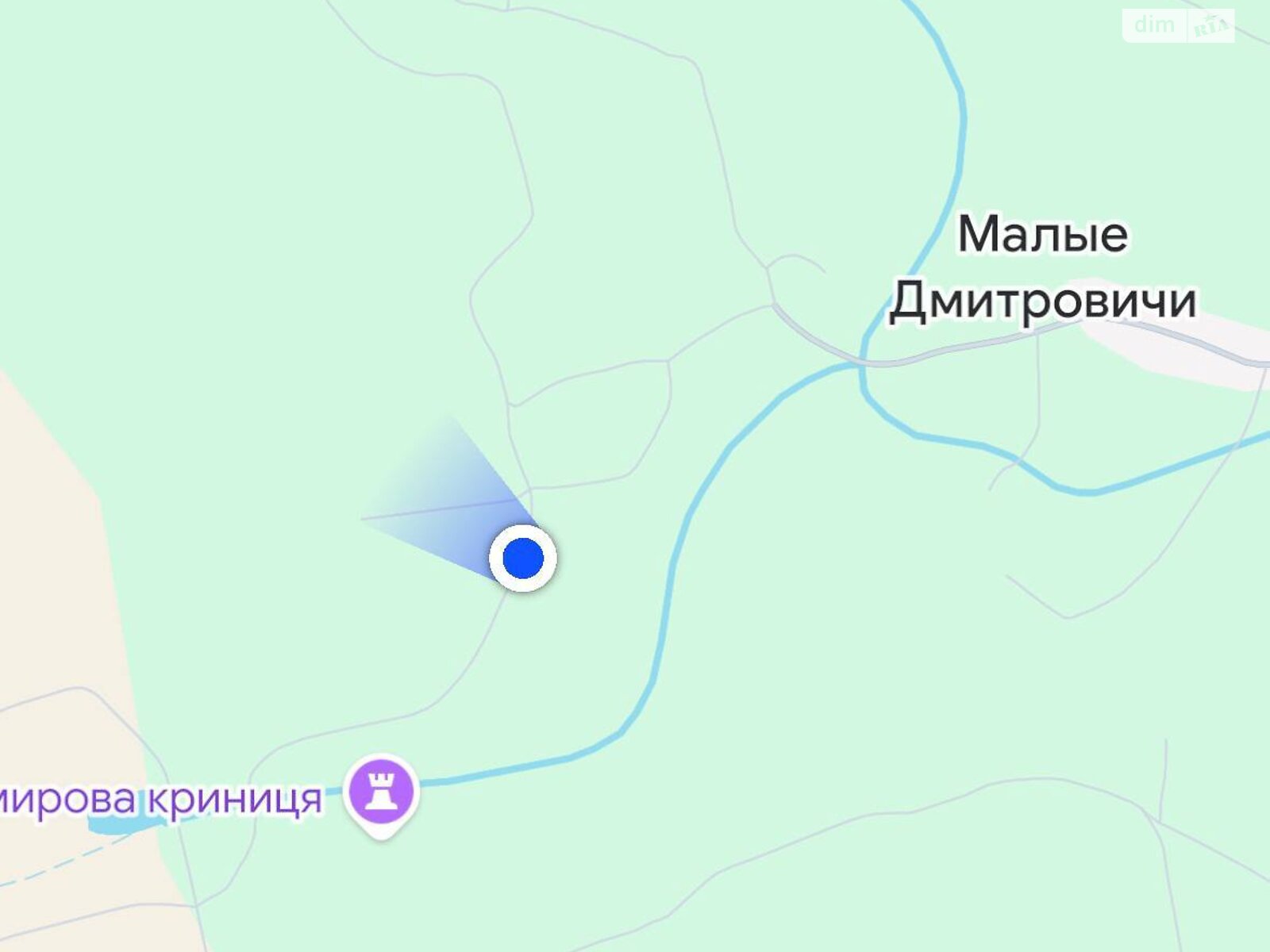 Земельный участок сельскохозяйственного назначения в Малых Дмитровичах, площадь 51.44 сотки фото 1
