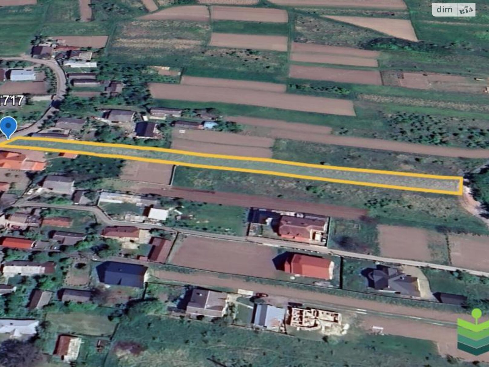 Земельный участок сельскохозяйственного назначения в Никитинцах, площадь 22.82 сотки фото 1