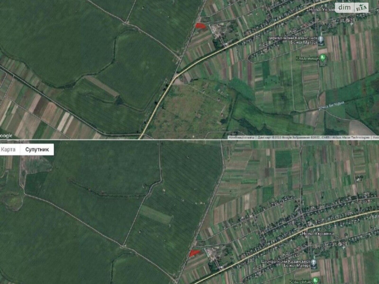 Земельный участок сельскохозяйственного назначения в Новой Украинке, площадь 24 сотки фото 1
