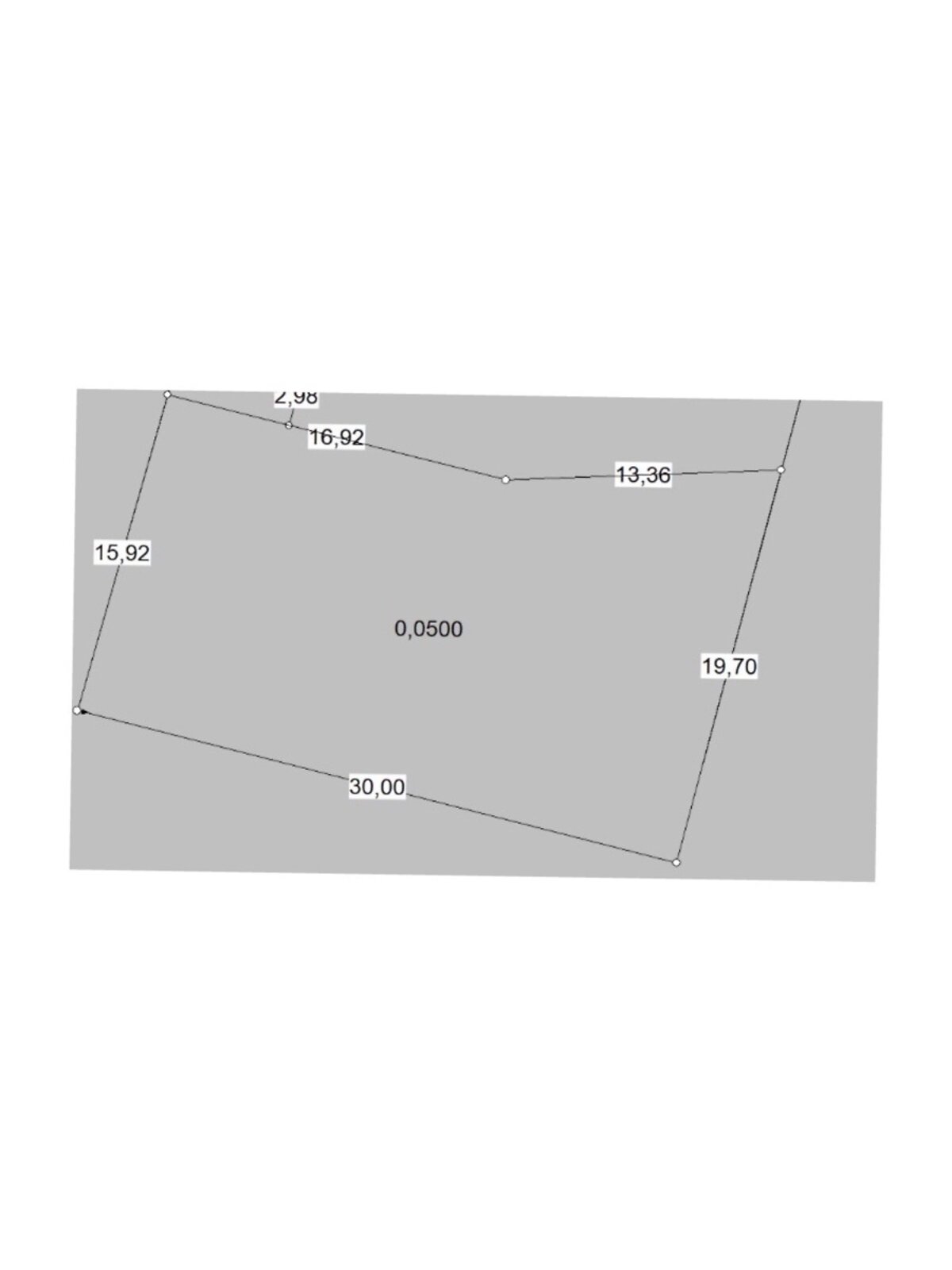 Земельный участок сельскохозяйственного назначения в Оноковцы, площадь 5 соток фото 1