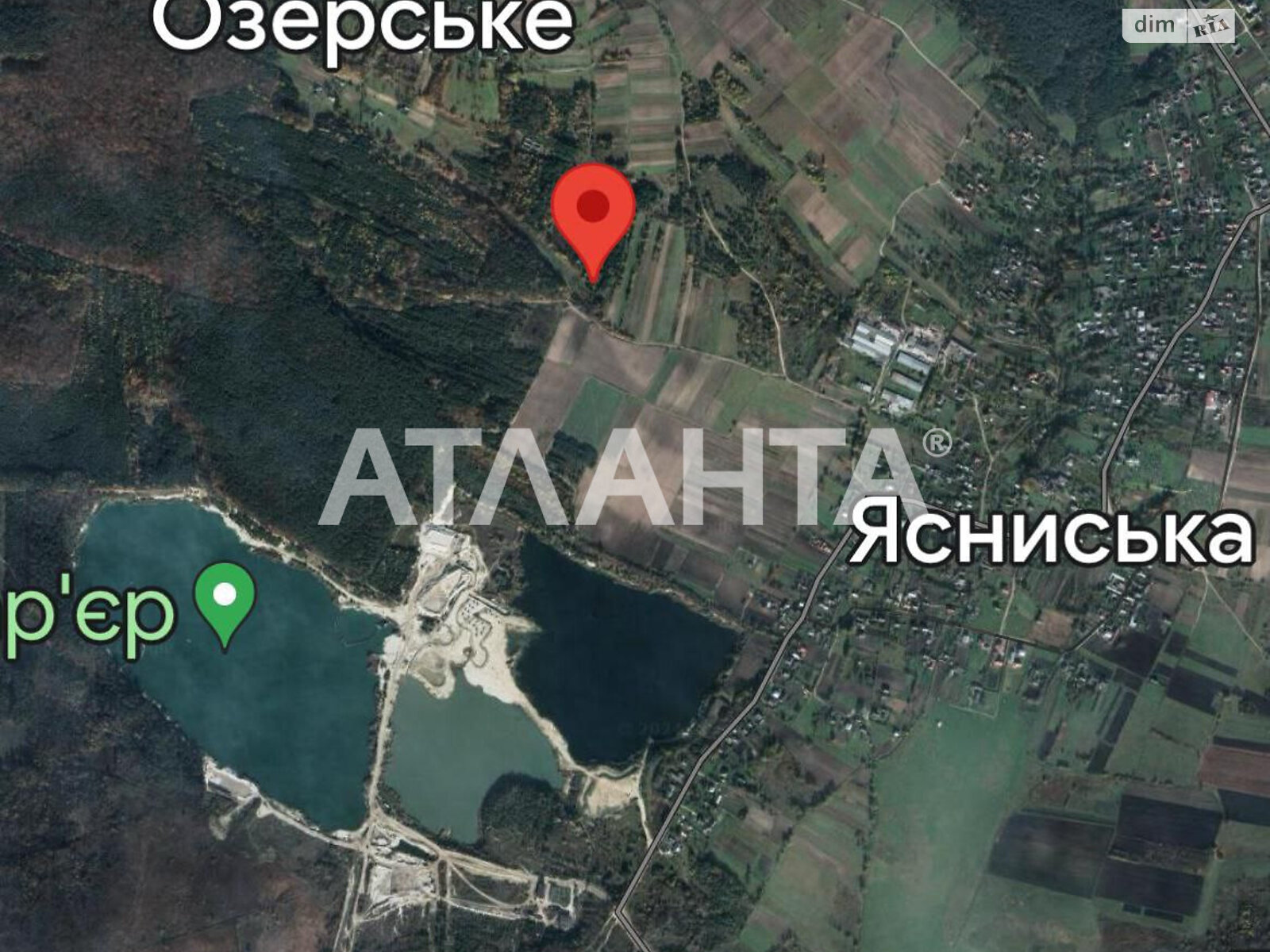 Земельна ділянка сільськогосподарського призначення в Озерське, площа 80 соток фото 1 Земельна ділянка сільськогосподарського призначення в Озерське, площа 80 соток фото 1