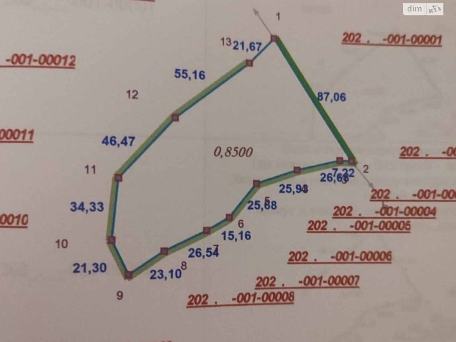 Земля сельскохозяйственного назначения в Перечине, район Перечин, площадь 85 соток фото 1 Земля сельскохозяйственного назначения в Перечине, район Перечин, площадь 85 соток фото 1