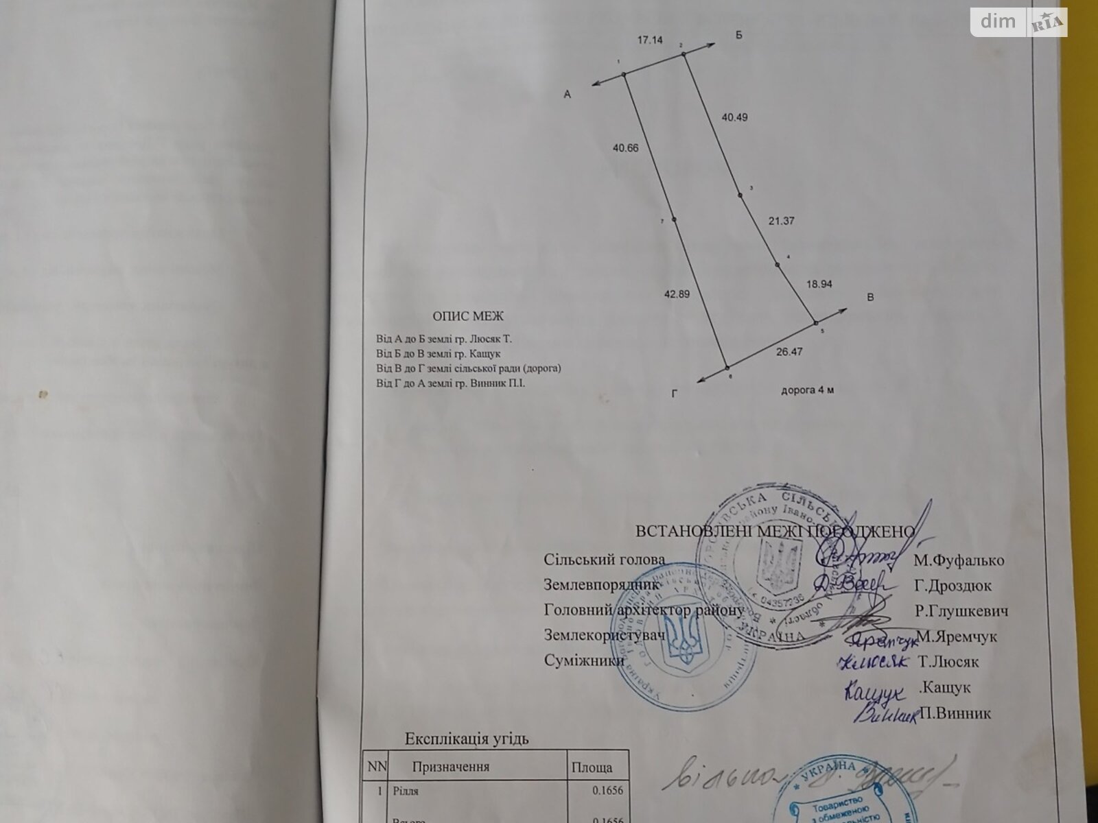 Земельный участок сельскохозяйственного назначения в Порогах, площадь 16.56 сотки фото 1 Земельный участок сельскохозяйственного назначения в Порогах, площадь 16.56 сотки фото 1