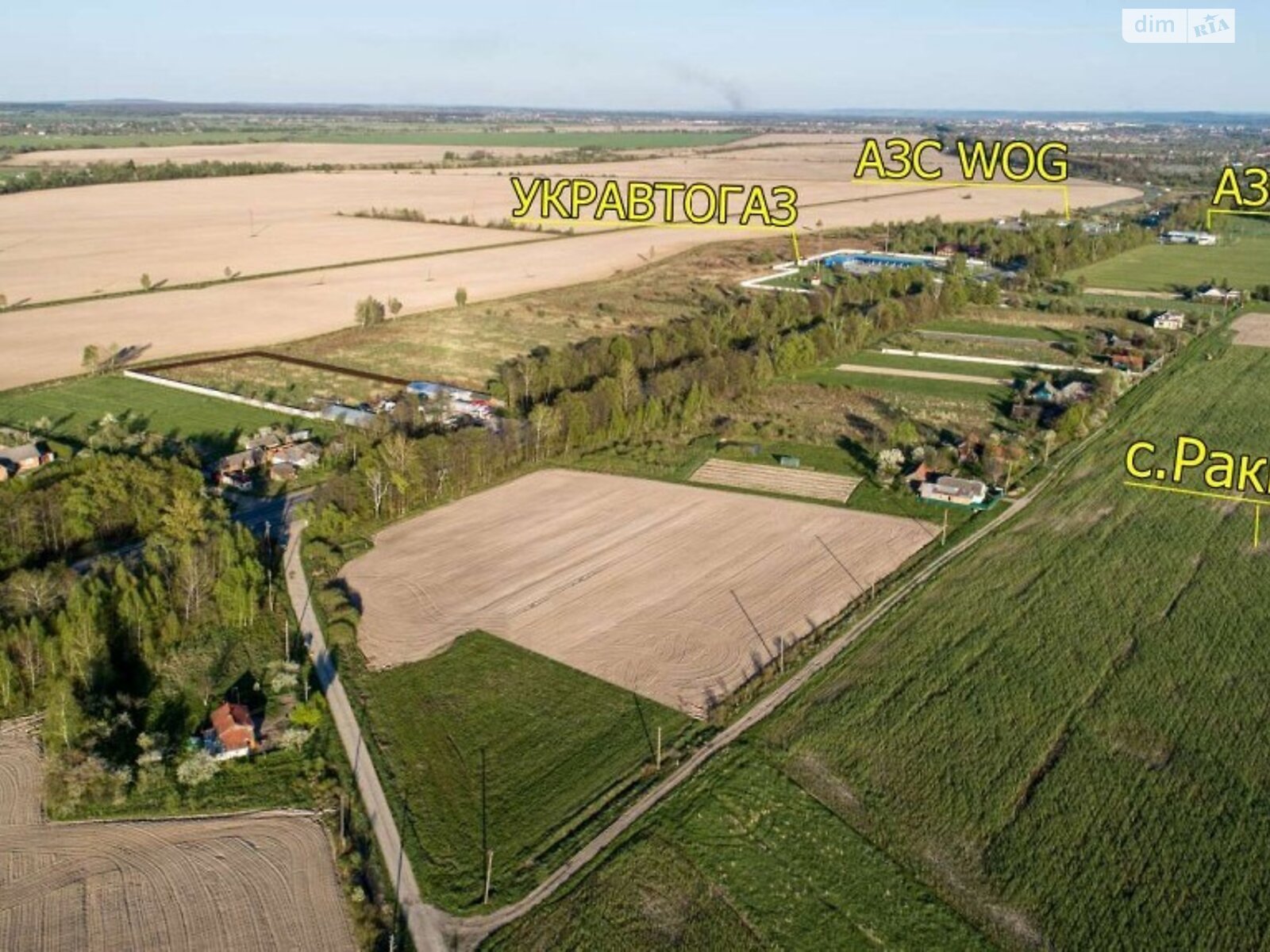 Земельный участок сельскохозяйственного назначения в Раковчике, площадь 55 соток фото 1