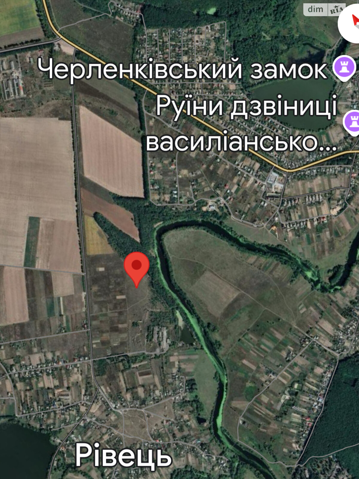 Земельна ділянка сільськогосподарського призначення в Ровці, площа 83.74 сотки фото 1 Земельна ділянка сільськогосподарського призначення в Ровці, площа 83.74 сотки фото 1