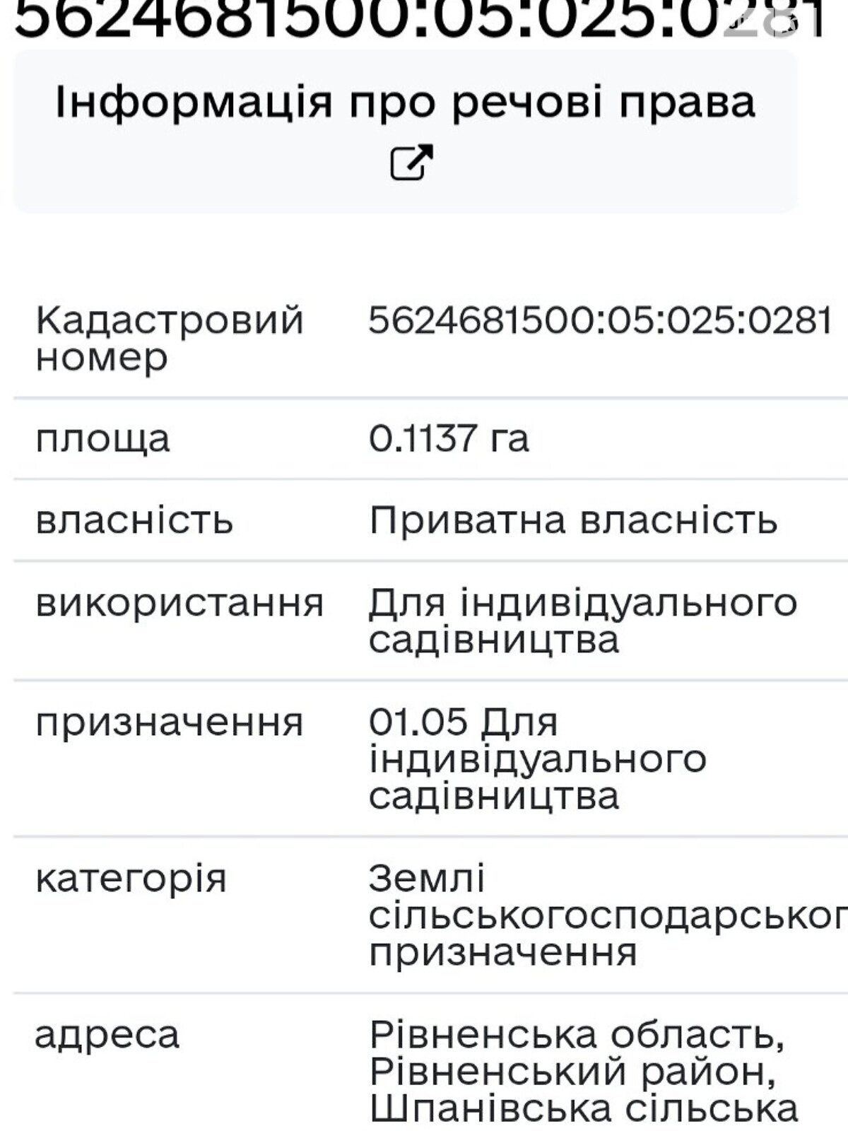 Земля сільськогосподарського призначення в Рівному, район Автовокзал, площа 11.4 сотки фото 1