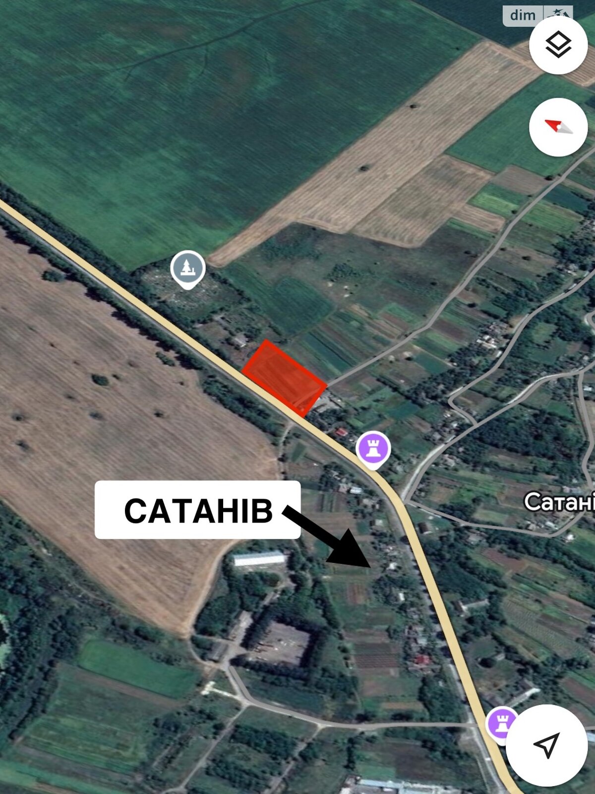 Земельна ділянка сільськогосподарського призначення в Сатанові, площа 30 соток фото 1 Земельна ділянка сільськогосподарського призначення в Сатанові, площа 30 соток фото 1