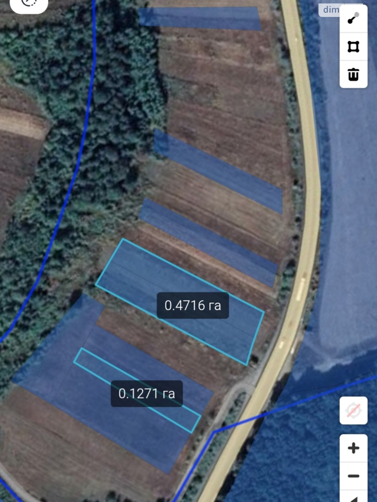 Земельна ділянка сільськогосподарського призначення в Широкому, площа 59.79 сотки фото 1
