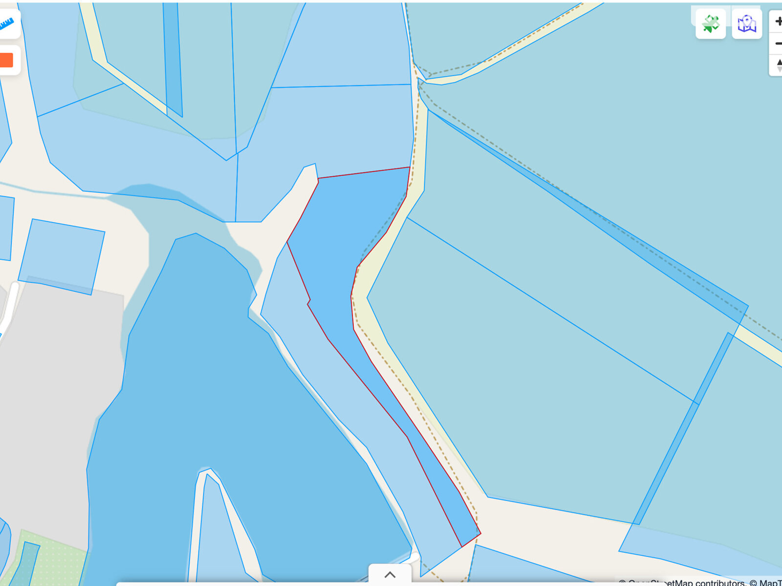 Земельный участок сельскохозяйственного назначения в Шубиних Ставах, площадь 1.702 Га фото 1