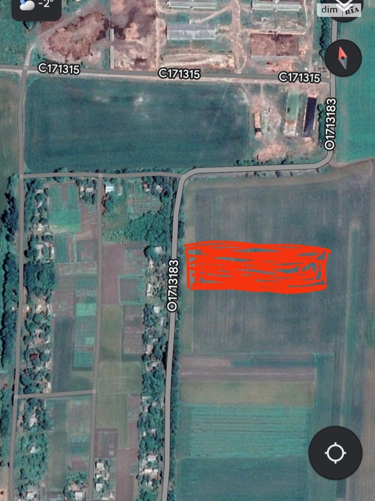 Земельна ділянка сільськогосподарського призначення в Снітине, площа 2 Га фото 1