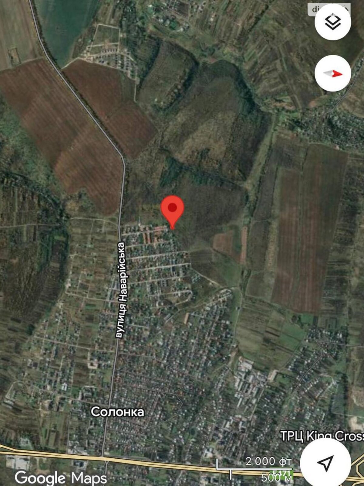 Земельна ділянка сільськогосподарського призначення в Солонці, площа 48 соток фото 1