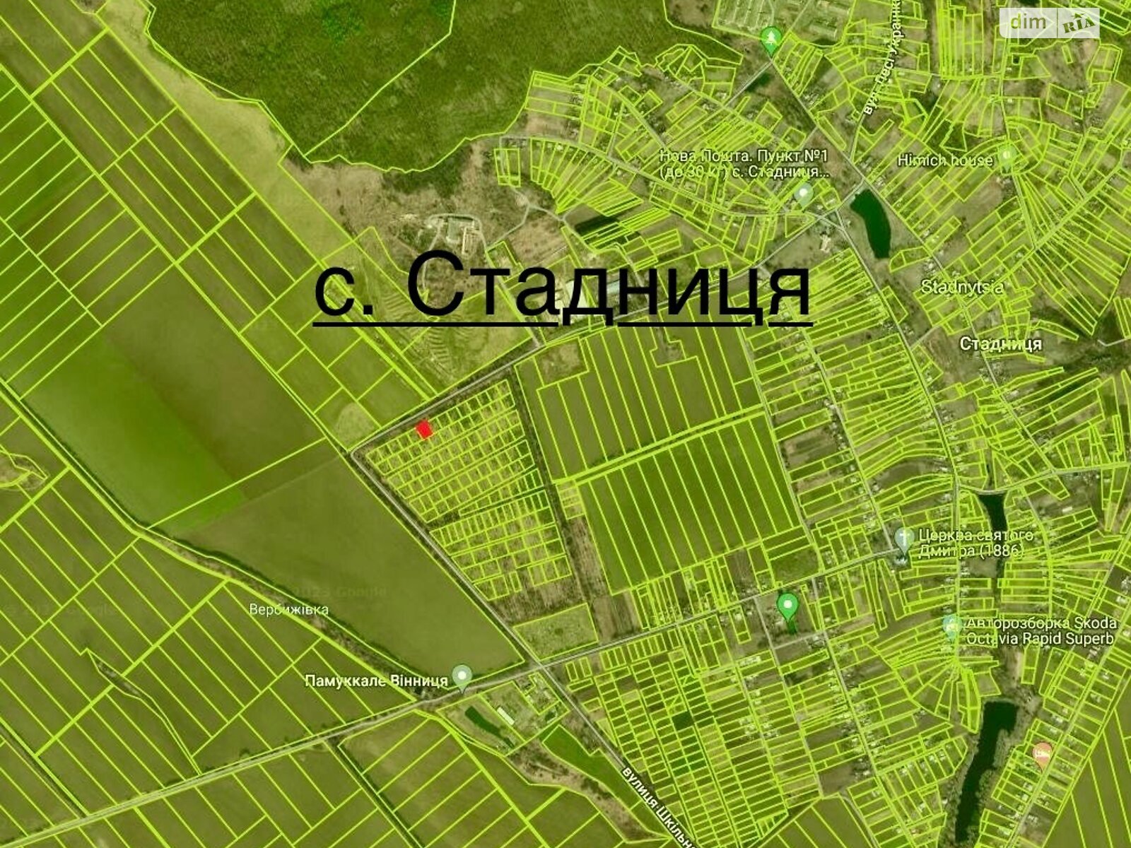 Земельна ділянка сільськогосподарського призначення в Стадниці, площа 12 соток фото 1