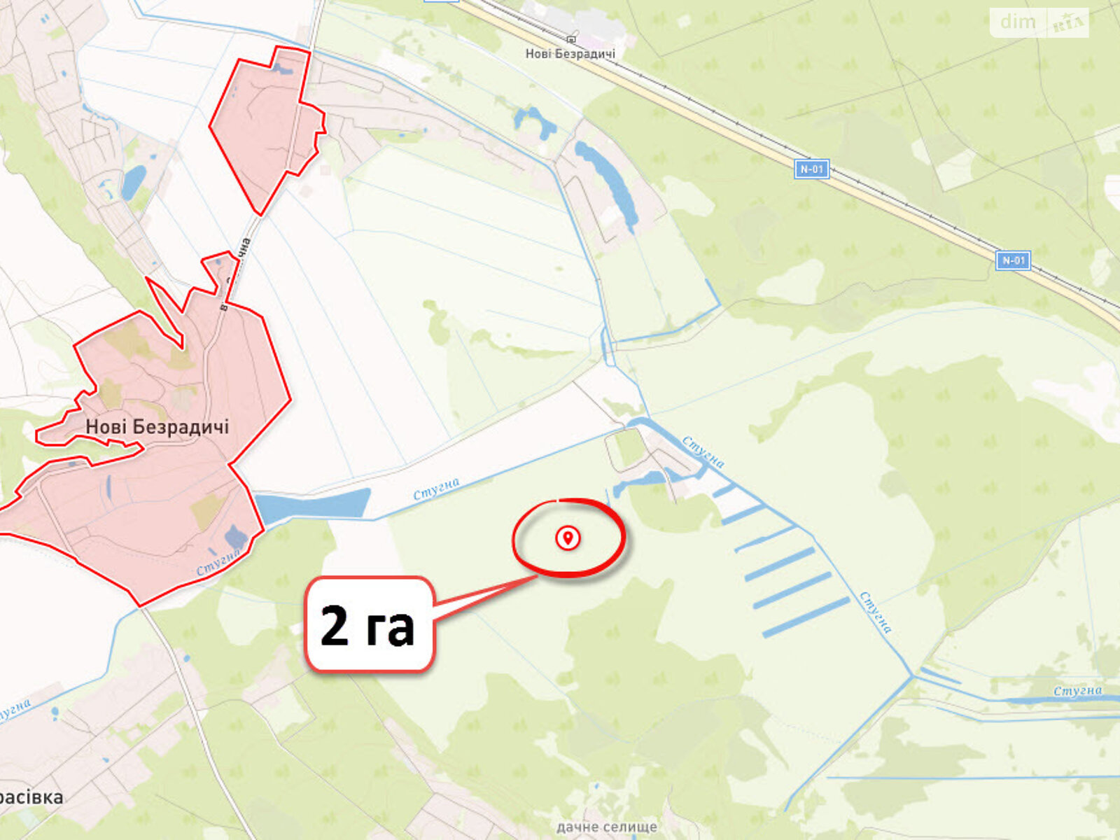 Земельна ділянка сільськогосподарського призначення в Старих Безрадичах, площа 1 Га фото 1 Земельна ділянка сільськогосподарського призначення в Старих Безрадичах, площа 1 Га фото 1