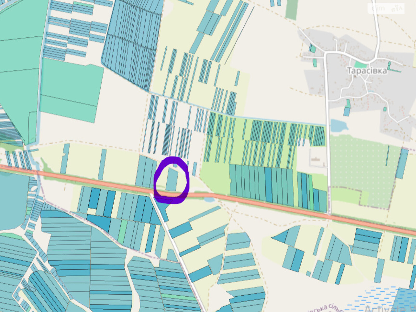 Земельный участок сельскохозяйственного назначения в Тарасовке, площадь 1.8 Га фото 1 Земельный участок сельскохозяйственного назначения в Тарасовке, площадь 1.8 Га фото 1
