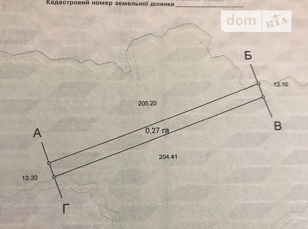 Земля сільськогосподарського призначення в селі Чистилів, площа 27 соток фото 1 Земля сільськогосподарського призначення в селі Чистилів, площа 27 соток фото 1