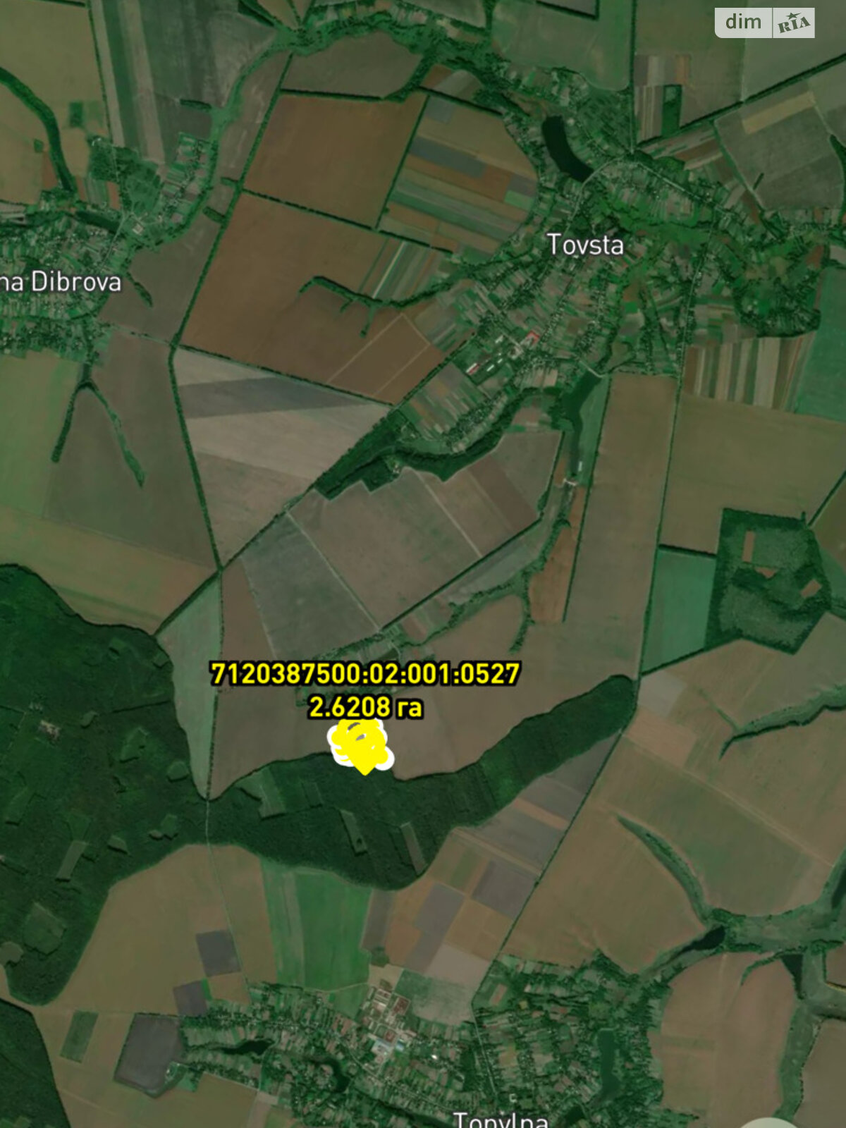 Земельна ділянка сільськогосподарського призначення в Товстій, площа 5.1 Га фото 1