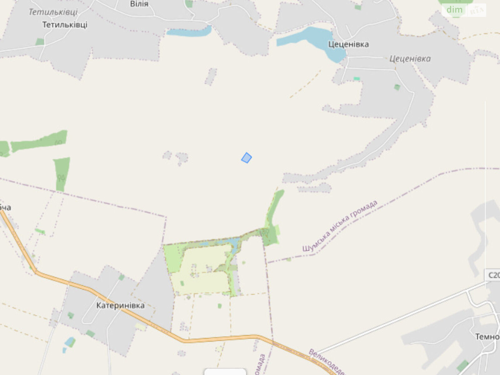 Земельна ділянка сільськогосподарського призначення в Цеценівці, площа 1.5115 Га фото 1 Земельна ділянка сільськогосподарського призначення в Цеценівці, площа 1.5115 Га фото 1