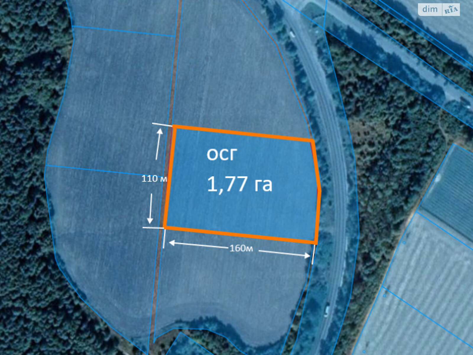 Земельный участок сельскохозяйственного назначения в Тыврове, площадь 1.7747 Га фото 1