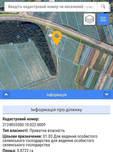 Земля сельскохозяйственного назначения в селе Среднее, площадь 87 соток фото 1 Земля сельскохозяйственного назначения в селе Среднее, площадь 87 соток фото 1