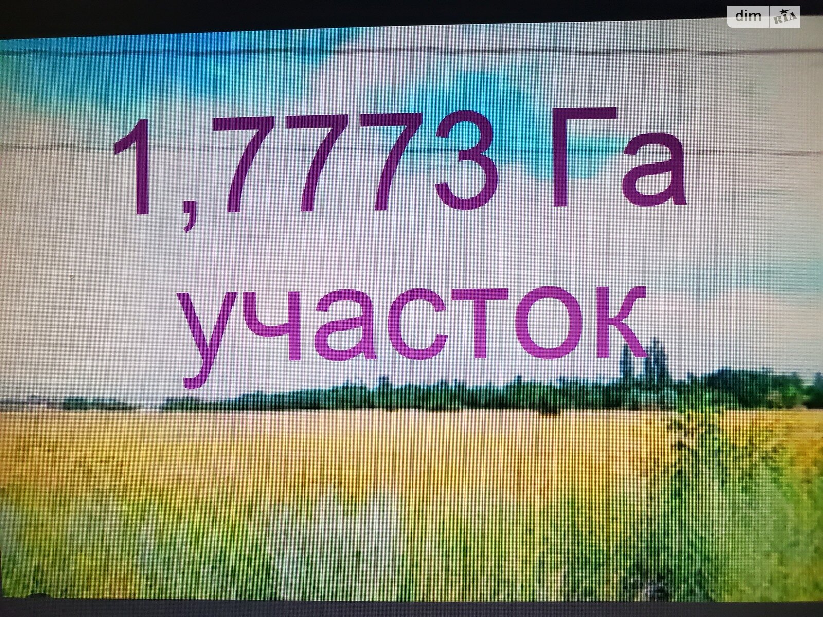 Земельный участок сельскохозяйственного назначения в Усатово, площадь 1.7773 Га фото 1