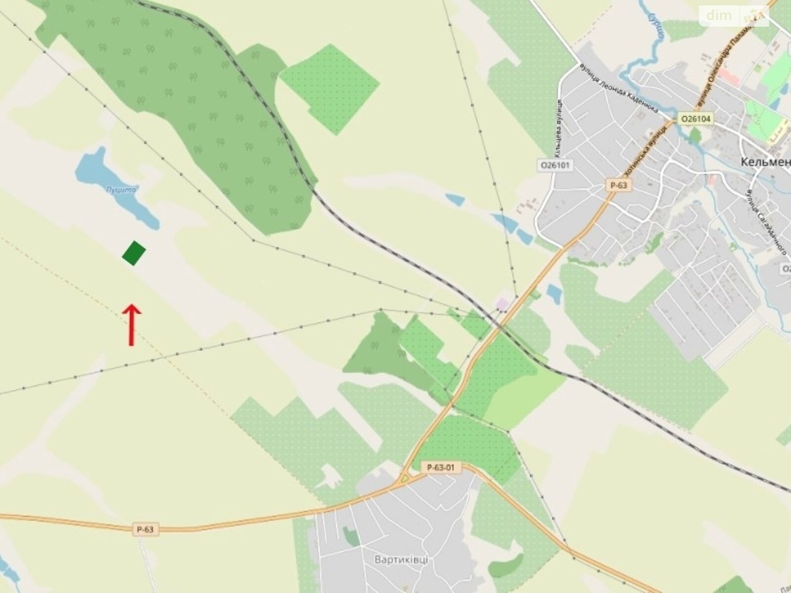 Земельный участок сельскохозяйственного назначения в Вартиковцы, площадь 2 Га фото 1