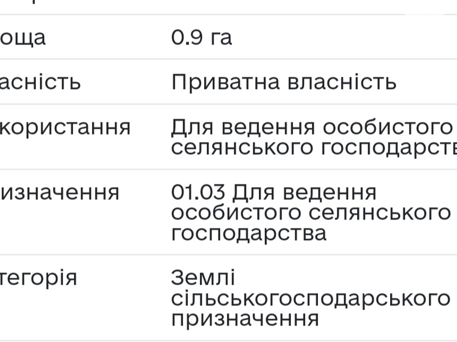 Земельна ділянка сільськогосподарського призначення в Великій Березовиці, площа 0.9 Га фото 1 Земельна ділянка сільськогосподарського призначення в Великій Березовиці, площа 0.9 Га фото 1
