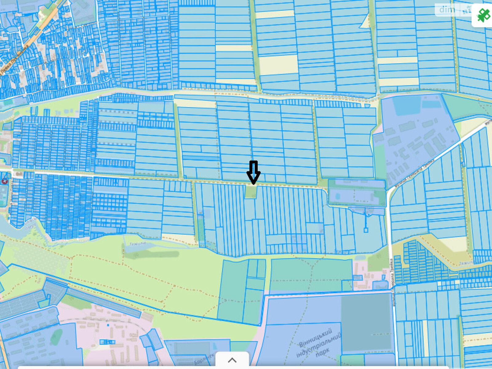 Земля сельскохозяйственного назначения в Виннице, район Тяжилов, площадь 125 соток фото 1