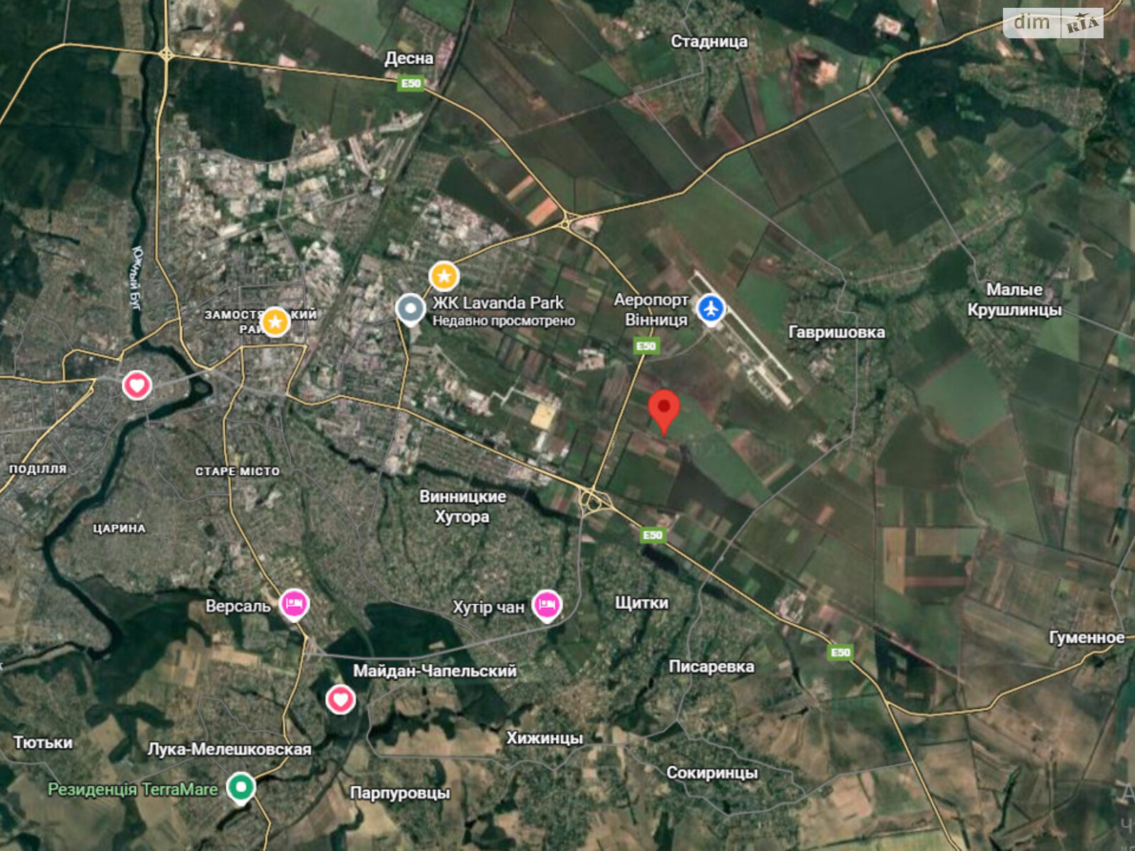 Земельный участок сельскохозяйственного назначения в Виннице, площадь 1.818 Га фото 1